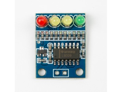 M&oacute;dulo indicador de n&iacute;vel de bateria 12V XD-82B com 4 n&iacute;veis em LED - Imagem 1