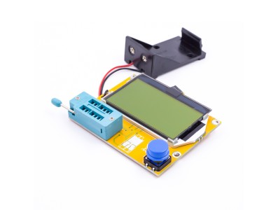 Caixa para bateria e Testador LCR-T4 com display gr&aacute;fico para resistores, capacitores e medi&ccedil;&atilde;o de ESR - Imagem 1