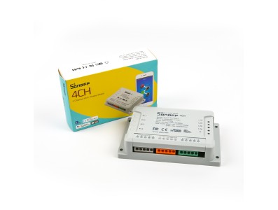 Sonoff 4CH R3 Interruptor Inteligente 4 Canais 10A com suporte a Google e Smart Home Automation - Imagem 3