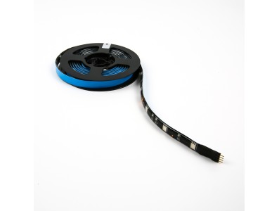 Fita de LED Sonoff 5050 RGB 2 m WiFi inteligente cort&aacute;vel e flex&iacute;vel &agrave; prova d'&aacute;gua com controle por app, compat&iacute;vel com Alexa e - Imagem 3