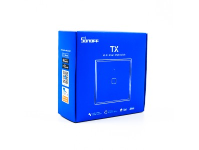Interruptor Touch Wi‑Fi sem fio SONOFF T2EU1C-TX - Imagem 5