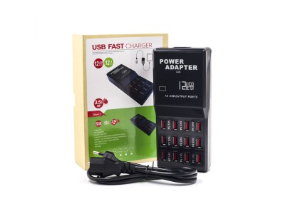 Carregador USB multifuncional 12 interfaces 5V 3,5A 2,5A 1,5A - Imagem 4