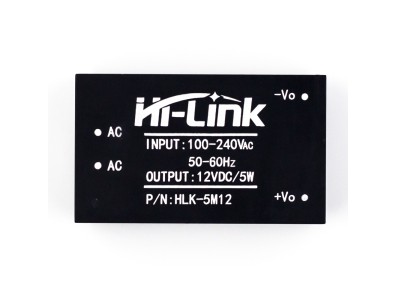M&oacute;dulo fonte AC-DC HLK-5M12 220V para 12V - Imagem 6