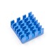 Conjunto de dissipadores de alum&iacute;nio azul para Raspberry Pi 3B/4B - Thumb - 2