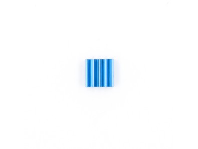 Conjunto de dissipadores de alum&iacute;nio azul para Raspberry Pi 3B/4B - Imagem 3