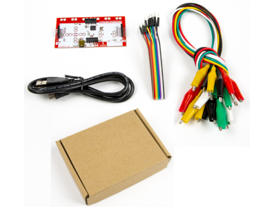Makey Set Deluxe Kit com cabo USB, clipes jacar&eacute; Dupond e caixa de papel - Imagem 7
