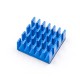 Conjunto de dissipadores de alum&iacute;nio azul para Raspberry Pi 3B/4B - Thumb - 5