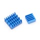 Conjunto de dissipadores de alum&iacute;nio azul para Raspberry Pi 3B/4B - Thumb - 6