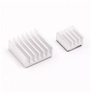 Conjunto 2 em 1 de dissipadores de alum&iacute;nio para Raspberry Pi 3/4