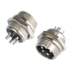 Conector circular GX16 5 pinos macho (tipo aviation) - Thumb - 1