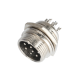 Conector circular de avia&ccedil;&atilde;o GX16 9 pinos macho - Thumb - 1
