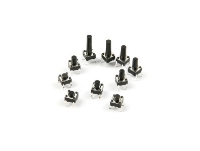 Bot&atilde;o t&aacute;til 6 x 6 x 10 mm push button - Imagem 1