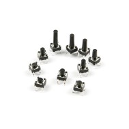 Bot&atilde;o t&aacute;til 6 x 6 x 10 mm push button