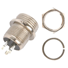 Conector circular aeron&aacute;utico GX12 3 pinos macho
