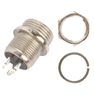 Conector circular aeron&aacute;utico GX12 3 pinos macho