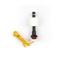 Chave boia de n&iacute;vel P6210 preta 0-110V 10W em pl&aacute;stico PP anticorrosivo com cabo 400 mm (MF)