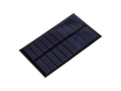 Painel solar Glue Drop 5V 250mA com cabo 15 cm - Imagem 1