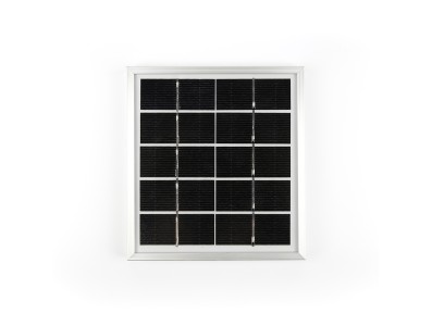 Painel Solar 5V 2W com Estrutura em Alum&iacute;nio - Imagem 1
