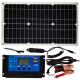 Painel solar flex&iacute;vel monocristalino 18V 20W, sistema 18W, USB duplo e controlador PWM - Thumb - 1