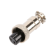Conector circular GX12 2 pinos f&ecirc;mea tipo avia&ccedil;&atilde;o - Thumb - 1