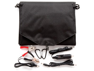 Bolsa dobr&aacute;vel com painel solar monocristalino 6V 18W para carregamento - Imagem 5