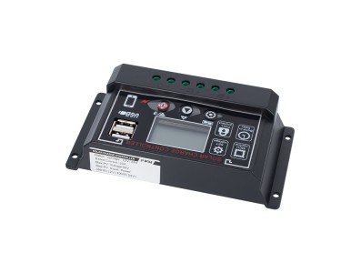 Controlador de Carga Solar PWM 30A 12/24V com duas portas USB e display LCD - Imagem 4