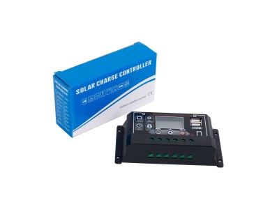Controlador de Carga Solar PWM 40A 12/24V com USB duplo e Display LCD - Imagem 4