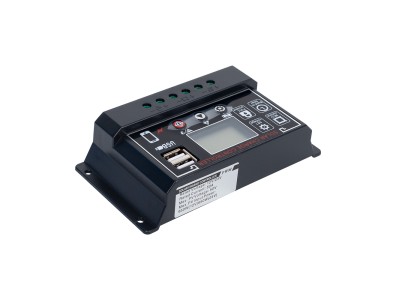 Controlador de Carga Solar PWM 50A 12/24V com Duas Portas USB e Display LCD - Imagem 4