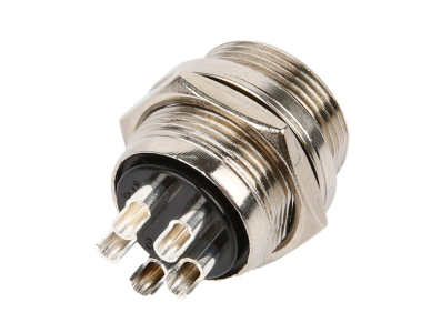 Plug macho circular GX20 5 pinos, conector avia&ccedil;&atilde;o - Imagem 1