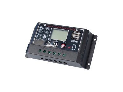 Controlador PWM de Carga 40A 36V/48V/60V com Dupla USB e Display LCD - Imagem 3
