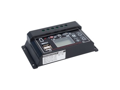 Controlador PWM de Carga 40A 36V/48V/60V com Dupla USB e Display LCD - Imagem 6