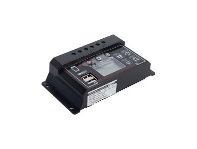 Controlador de Carga Solar PWM 60A 36V/48V/60V com Duas Portas USB e Display LCD - Imagem 5