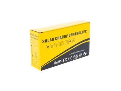 Controlador de Carga Solar MPPT 30A 12/24V, regulador de carga autom&aacute;tico com display LCD e duas portas USB - Imagem 2
