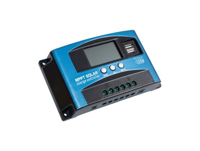 Controlador de Carga Solar MPPT 100A 12V/24V/36V/48V/60V, Display LCD, USB Duplo, Carregador Solar Autom&aacute;tico e Regulador - Imagem 1