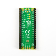 Placa de desenvolvimento Raspberry Pi Pico (RP2040) com soldagem