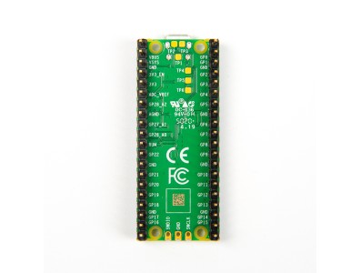 Placa de desenvolvimento Raspberry Pi Pico (RP2040) com soldagem - Imagem 1