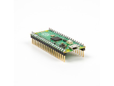 Placa de desenvolvimento Raspberry Pi Pico (RP2040) com soldagem - Imagem 3