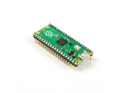 Placa de desenvolvimento Raspberry Pi Pico (RP2040) com soldagem - Imagem 4