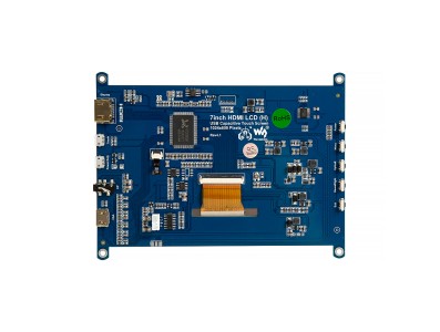 Tela LCD HDMI 7 polegadas (H) compat&iacute;vel com Raspberry Pi e RP2040 - Imagem 1