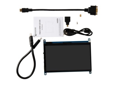 Tela LCD HDMI 7 polegadas (H) compat&iacute;vel com Raspberry Pi e RP2040 - Imagem 3