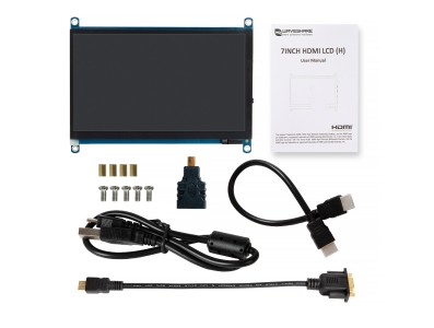 Tela LCD HDMI 7 polegadas (H) compat&iacute;vel com Raspberry Pi e RP2040 - Imagem 4