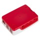 Gabinete ABS vermelho e branco para Raspberry Pi 4B - Thumb - 5