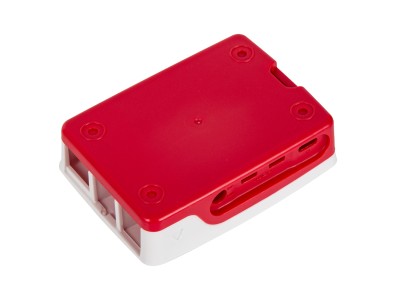 Gabinete ABS vermelho e branco para Raspberry Pi 4B - Imagem 5