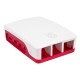 Gabinete oficial para Raspberry Pi 4B em ABS vermelho e branco - Thumb - 4