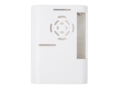 Gabinete ABS branco amplo com porta GPIO de 40 pinos para Raspberry Pi 4B, suporta ventiladores 3007 instalados - Imagem 2