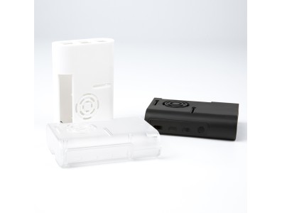 Gabinete ABS branco amplo com porta GPIO de 40 pinos para Raspberry Pi 4B, suporta ventiladores 3007 instalados - Imagem 3