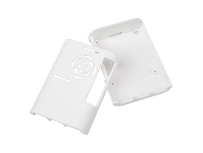 Gabinete ABS branco amplo com porta GPIO de 40 pinos para Raspberry Pi 4B, suporta ventiladores 3007 instalados - Imagem 6