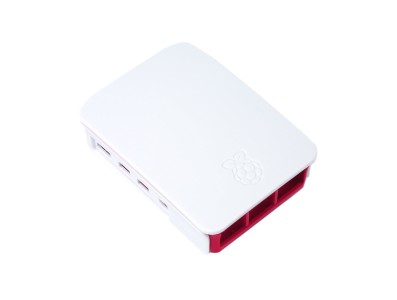 Gabinete ABS vermelho e branco para Raspberry Pi 4B - Imagem 2