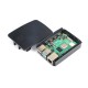 Carca&ccedil;a ABS preta para Raspberry Pi 4B - Thumb - 4