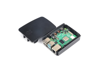 Carca&ccedil;a ABS preta para Raspberry Pi 4B - Imagem 4